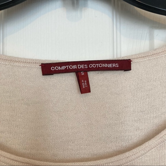 Comptoir des Cotonniers, Striped U-Neck Long Sleeves Dresses - Picture 4 of 7